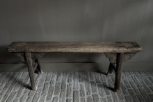 Authentiek Chinees houten bankje 